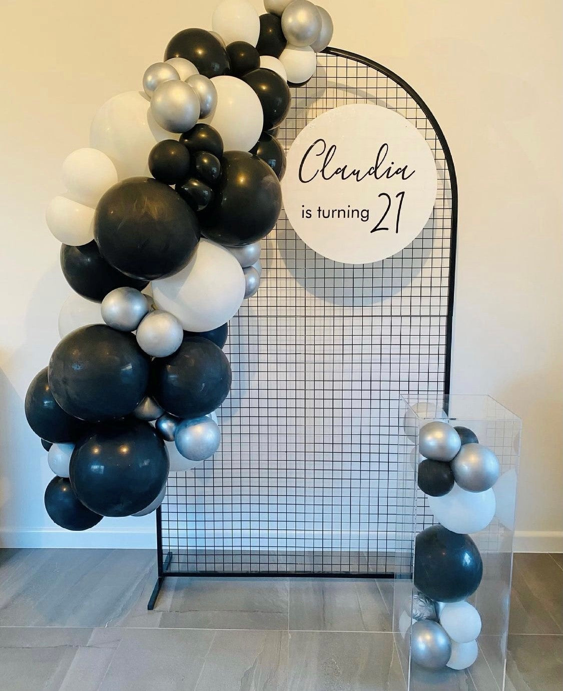 Mesh Arch Backdrop- backdrops