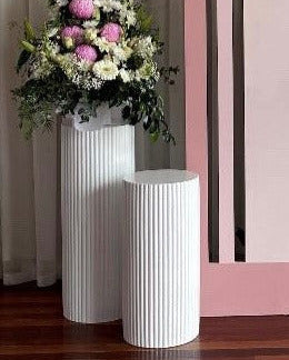 White Ripple Plinth Set