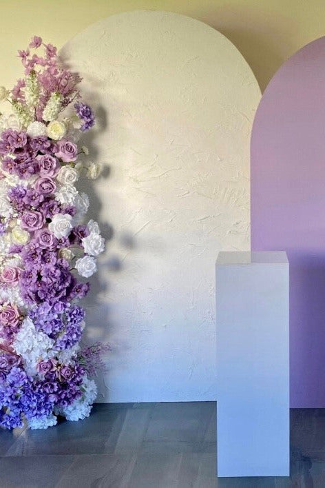 White Square Acrylic Plinth