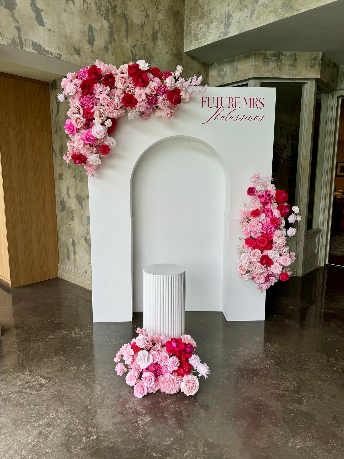 3D Square Arch Backdrop