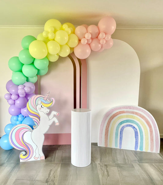 Unicorn/ Rainbow Pastel Backdrop Package