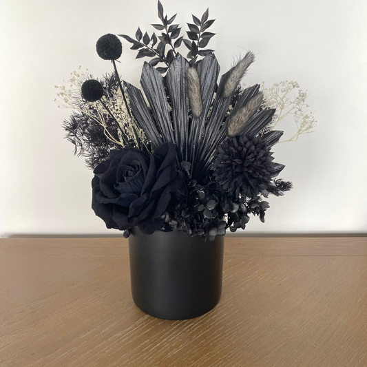 Black Beauty- Everlasting Floral Arrangement (Small)