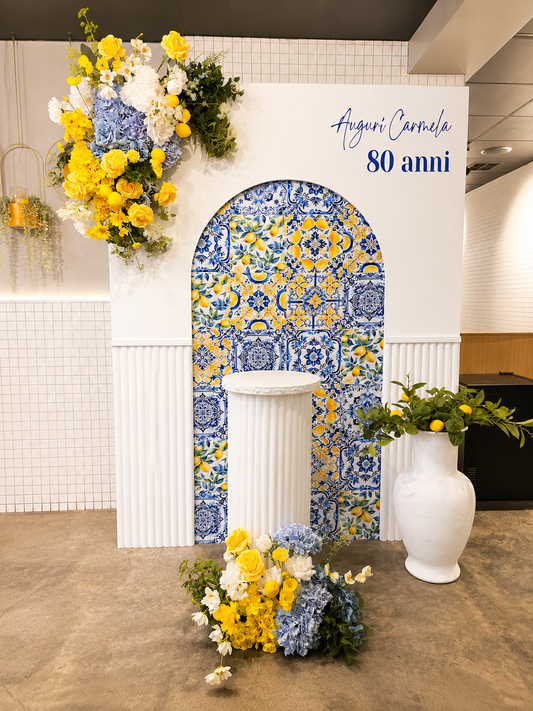 Positano Backdrop Package